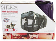 
                        
                          Load image into Gallery viewer, Sherpa Original Deluxe Airline Approved Pet Carrier, Medium, Black
                        
                      