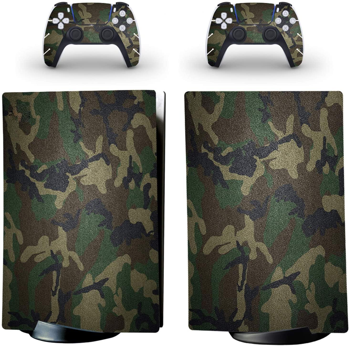 gotor Vinyl Skin Decals Cover Sticker for PS5 Playstation 5 Digital Edition Console and 2 Controllers Skins (Playstation 5 Digital Edition, A07) - JOY2ESpree