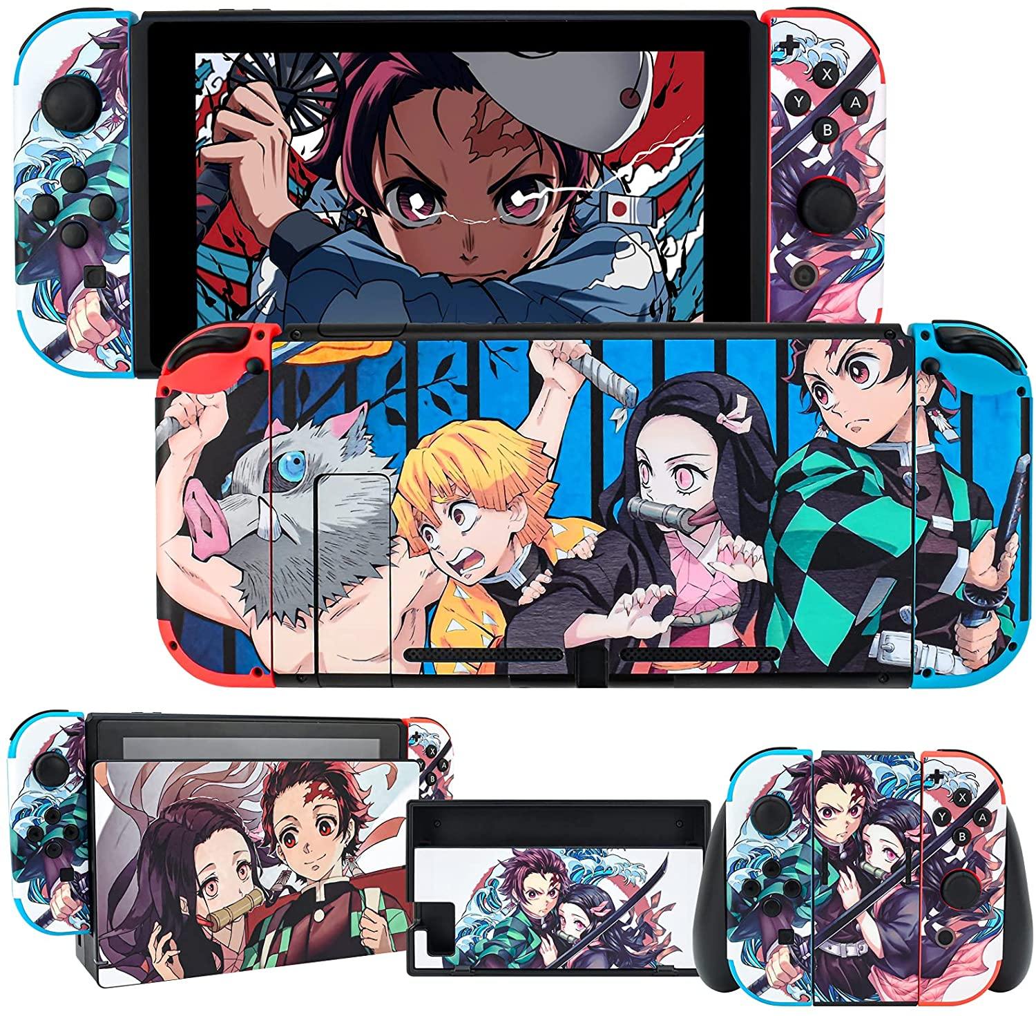DLseego Switch Skin Sticker Pretty Pattern Full Wrap Skin Protective Film Sticker Compatible with Nintendo Switch - Boys and Girls - JOY2ESpree