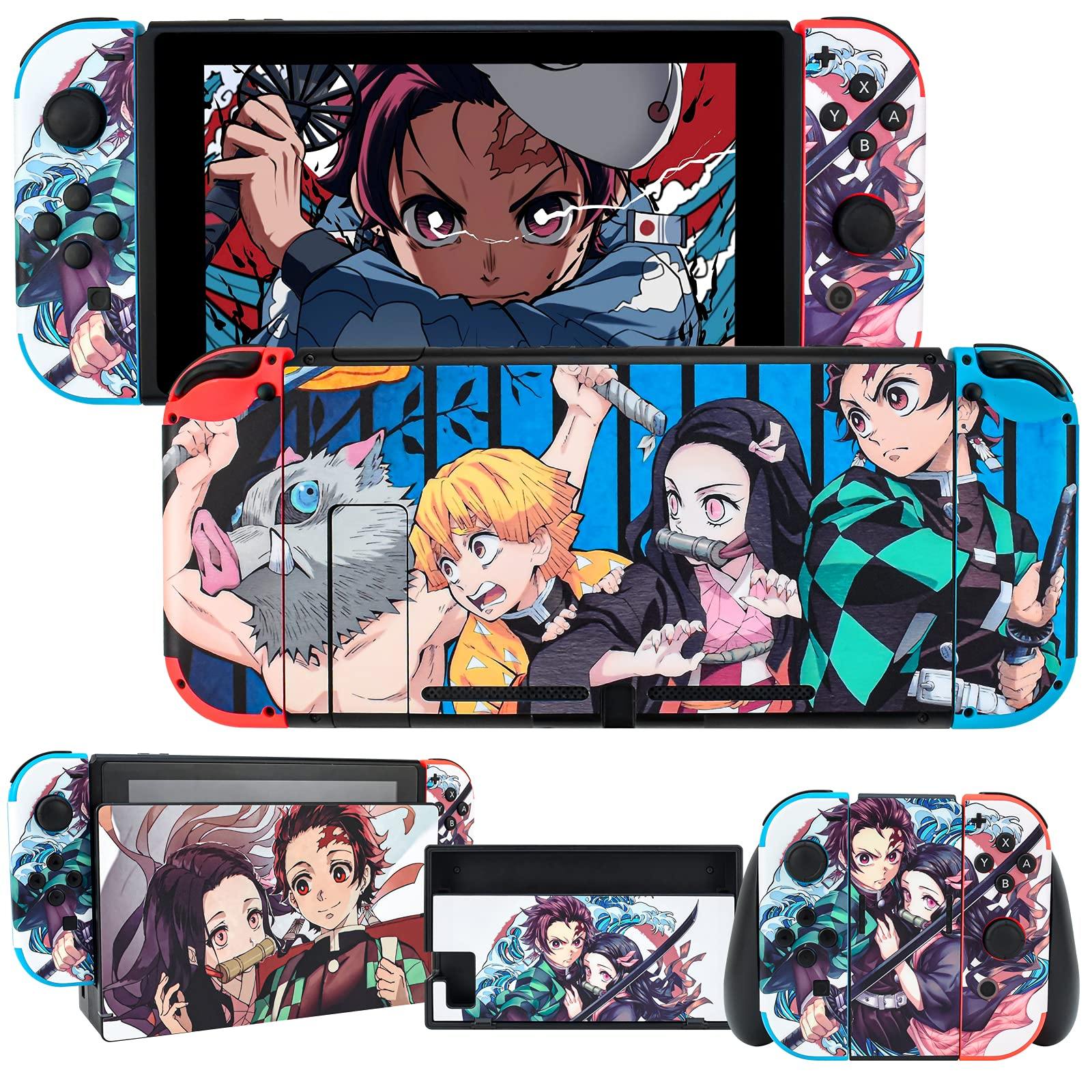 DLseego Switch Skin Sticker Pretty Pattern Full Wrap Skin Protective Film Sticker Compatible with Nintendo Switch - Boys and Girls - JOY2ESpree