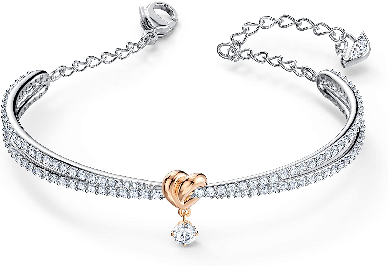 SWAROVSKI Women's Lifelong Heart Jewelry Collection, Clear Crystals - JOY2ESpree