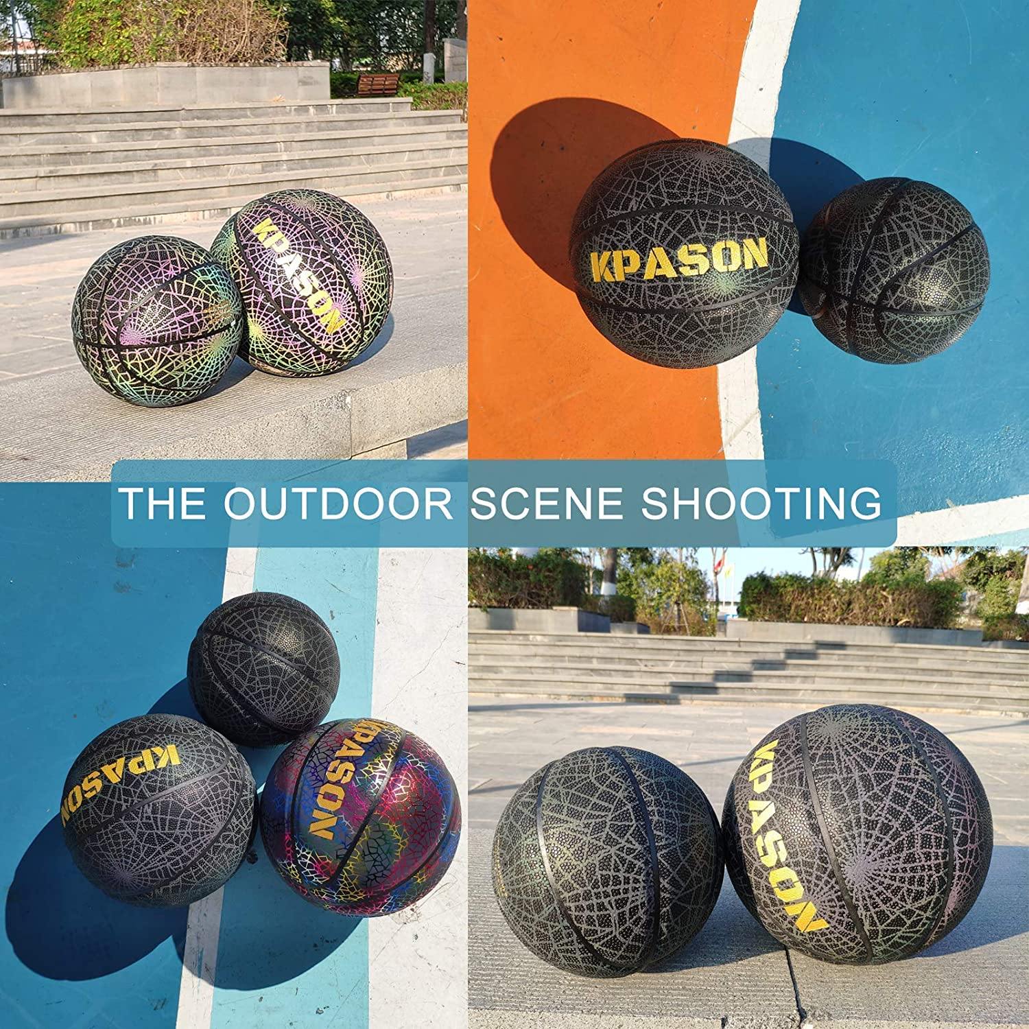 KPASON Basketball Holographic Glow in The Dark Basketball - JOY2ESpree