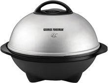 
                        
                          Muat gambar ke penampil Galeri, George Foreman, Silver, 12+ Servings Upto 15 Indoor/Outdoor Electric Grill, GGR50B, REGULAR - JOY2ESpree
                        
                      