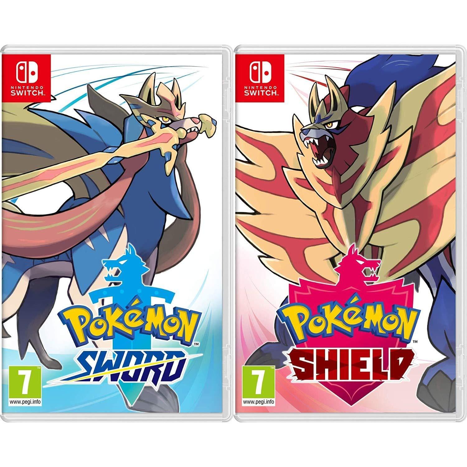 Pokemon Sword + Pokemon Shield - 2 Game Bundle - Nintendo Switch - JOY2ESpree