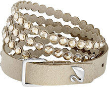 
                        
                          Cargar imagen en el visor de la galería, SWAROVSKI Women's Leather Look Crystal Power Bracelet Collection - JOY2ESpree
                        
                      
