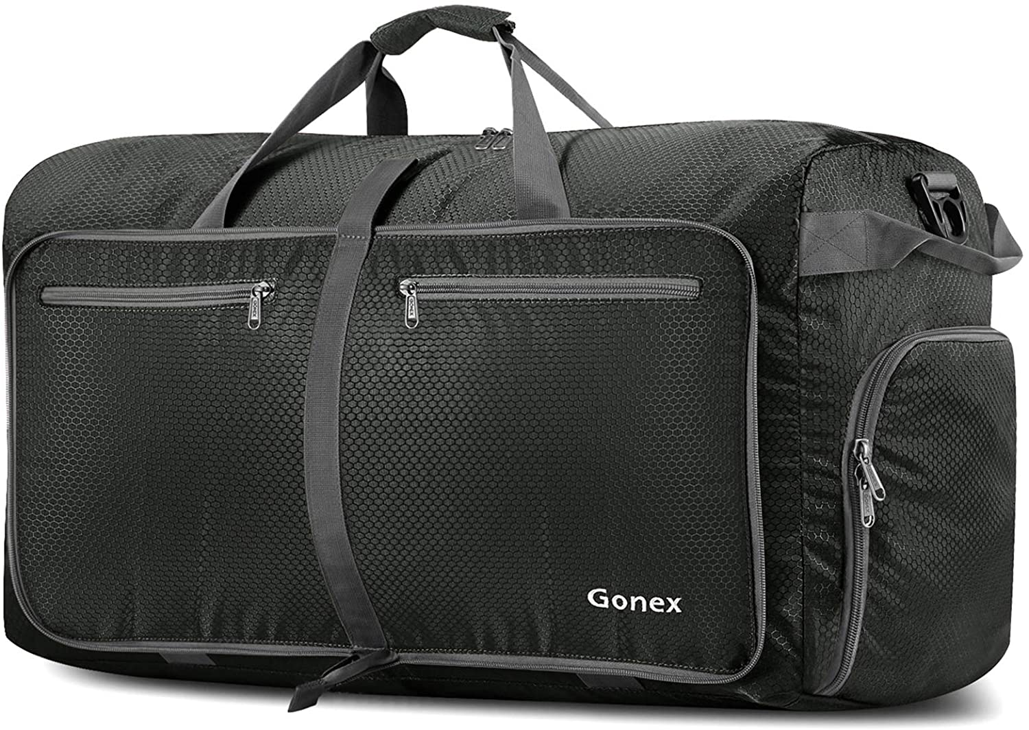 Gonex 150L Travel Duffel Bag Foldable Extra Large Duffle Bag XL Heavy Duty for Men Women for Luggage Shopping Gray