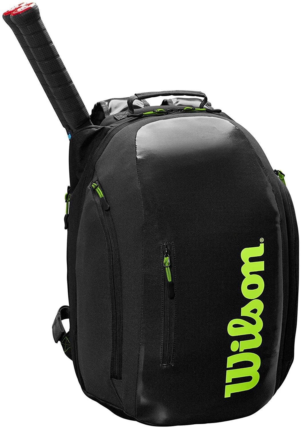 Wilson Sporting Goods Tennis Bag, Black/Blue/Silver, OSFA - JOY2ESpree