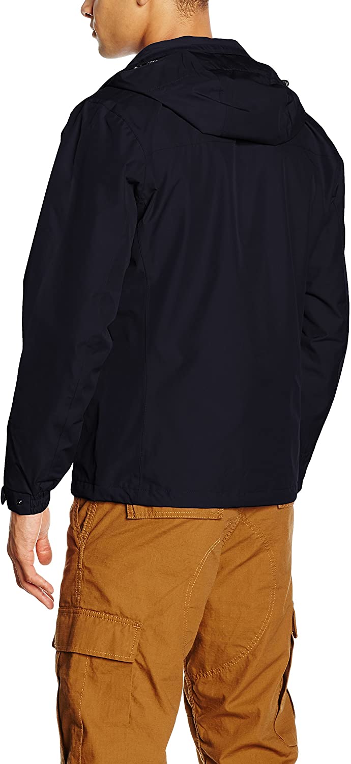 Helly Hansen Men's Dubliner Jacket Waterproof, Windproof, Breathable Shell Rain Coat with Packable Hood