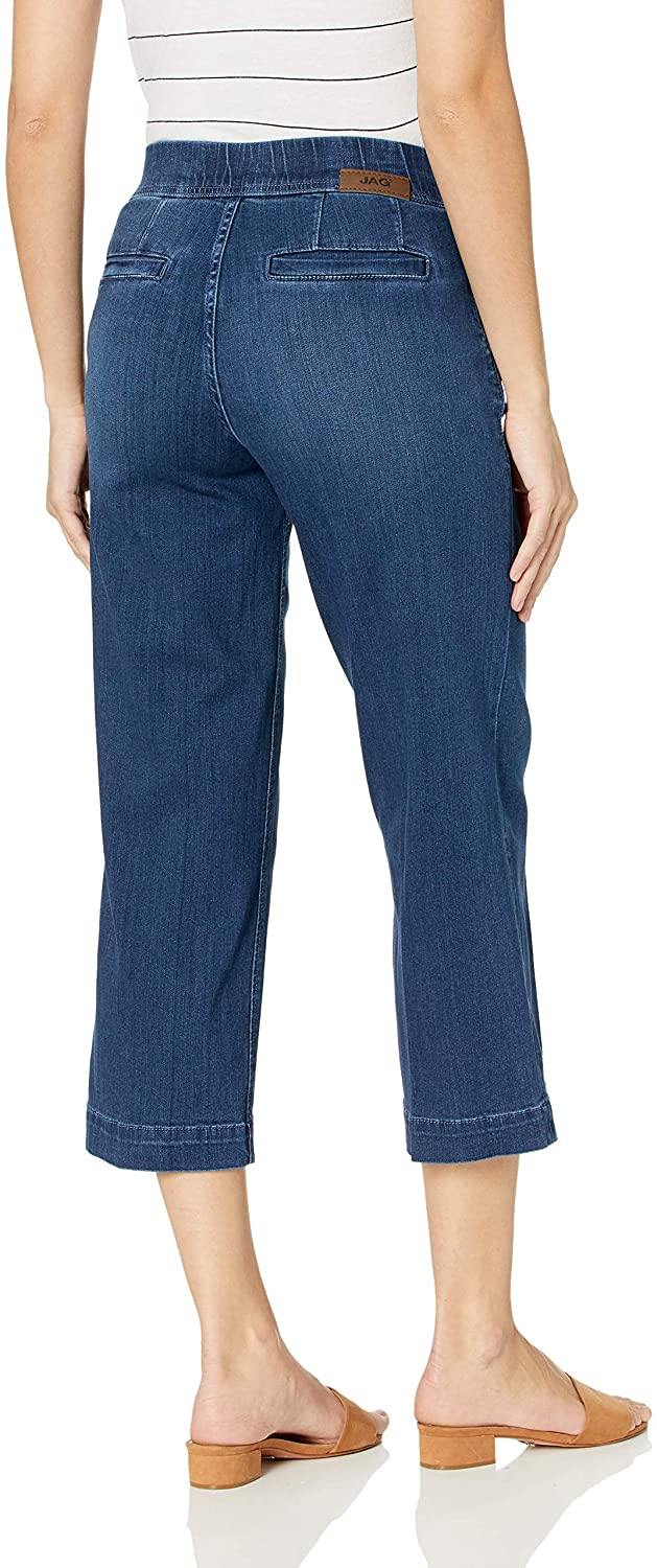 Jag Jeans Women's Eliana Wide Pull on Crop Trouser