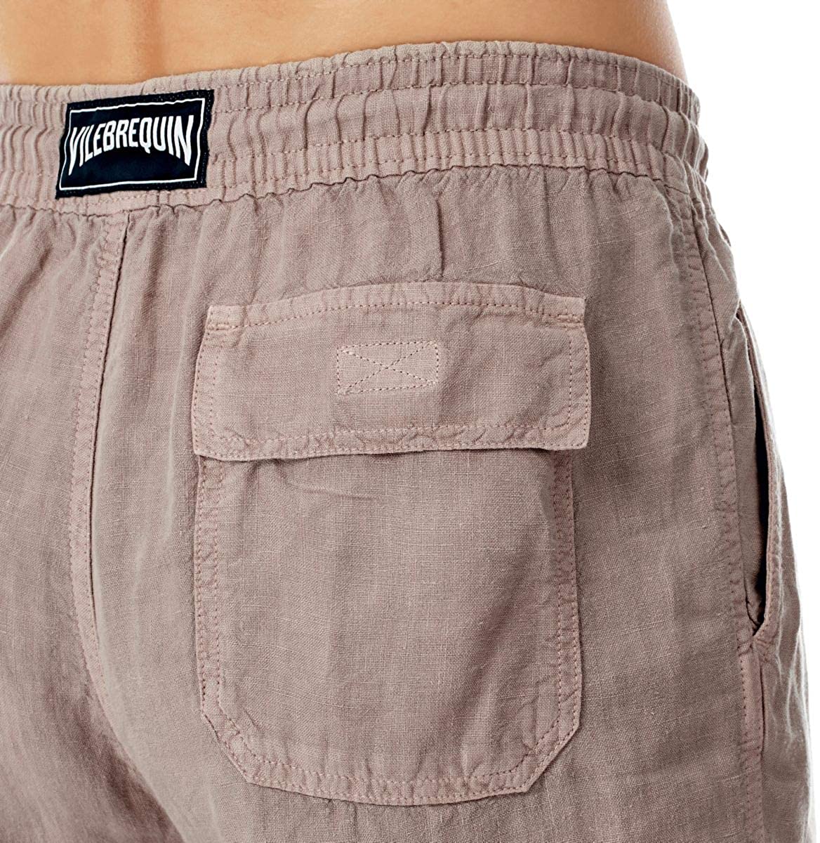 Vilebrequin Men's Solid Linen Pants-M