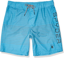 
                        
                          Load image into Gallery viewer, Spyder Men's 9" Striped Hybrid Board Shorts
                        
                      