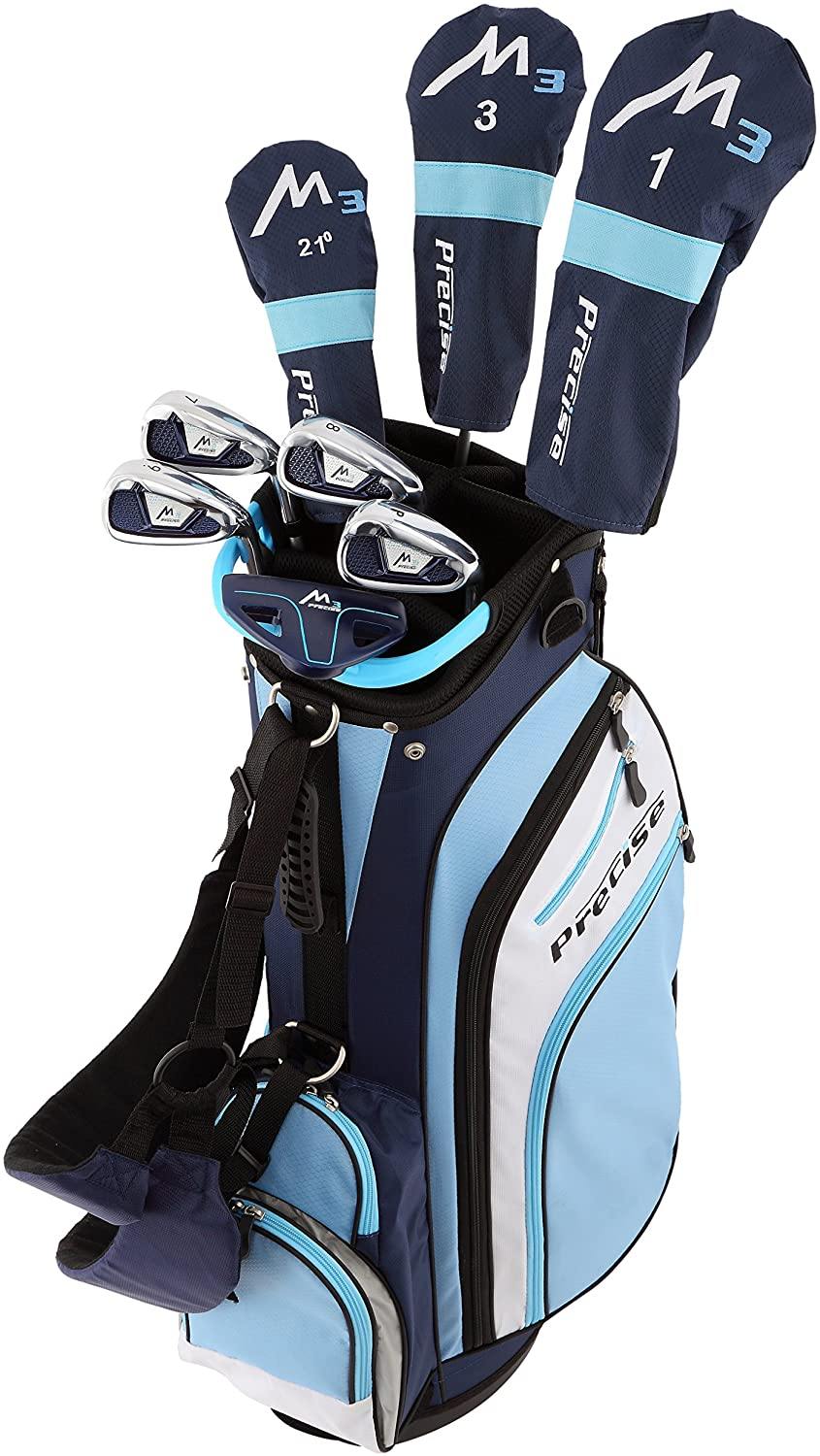 Precise M3 Ladies Womens Complete Golf Clubs Set Includes Driver, Fairway, Hybrid - JOY2ESpree