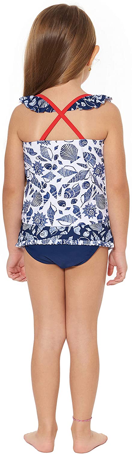 Tommy Bahama Girls' Two-Piece Bikini Swimsuit Bathing Suit