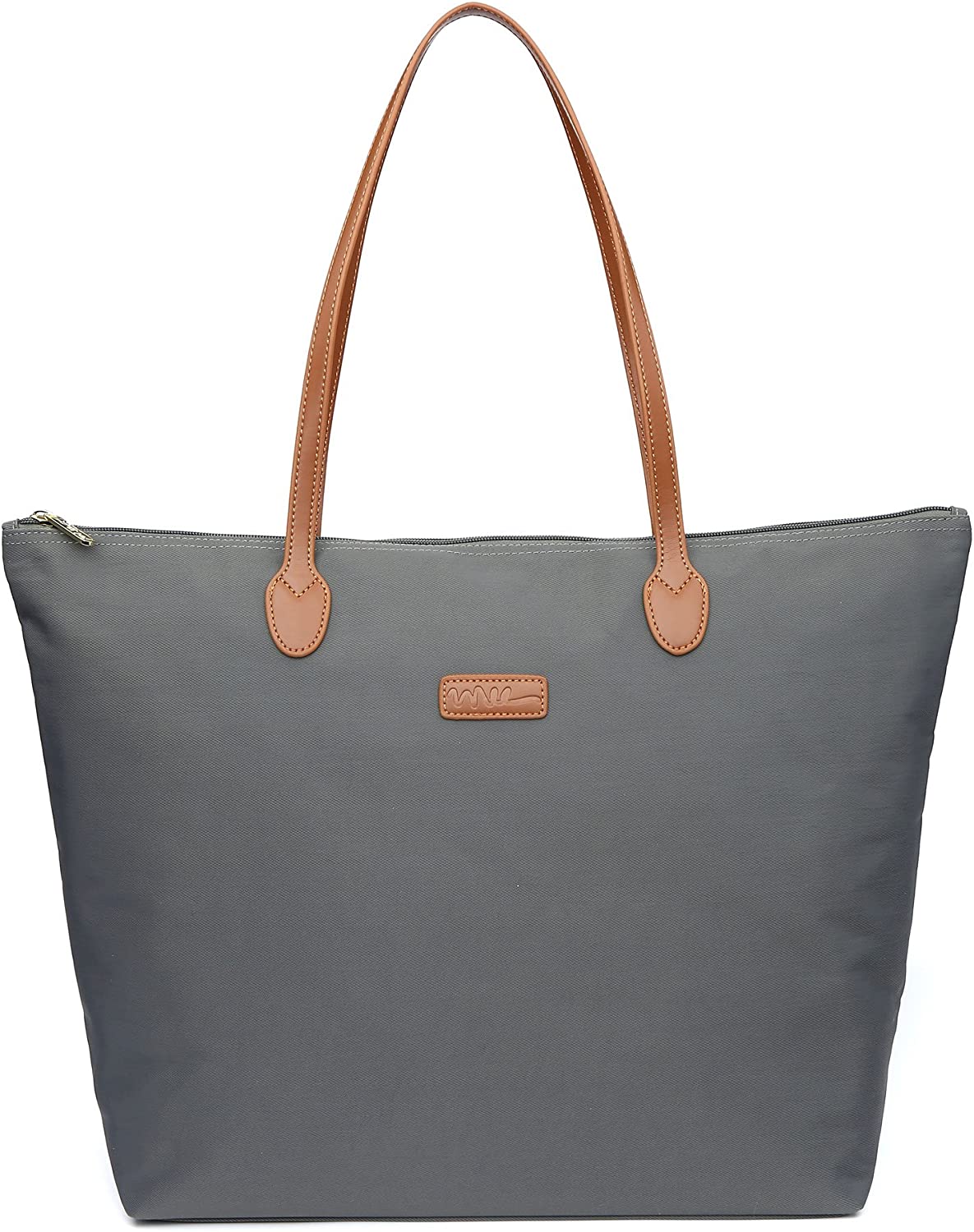 NNEE Water Resistant Light Weight Nylon Tote Bag Handbag