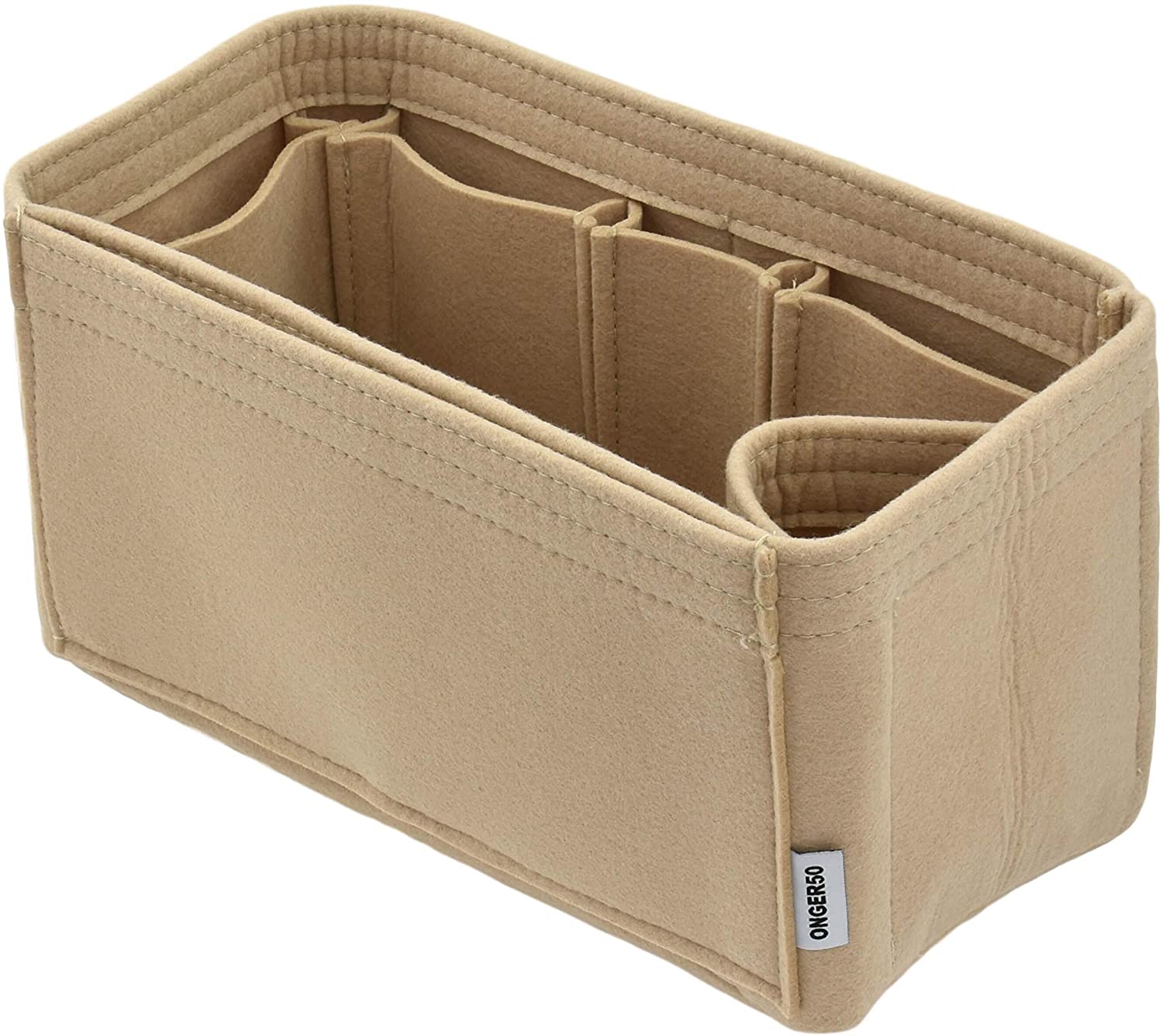 Felt Handbag Organizer Insert - Multi Pocket Bag and Tote Organizer Shaper Liner Insert