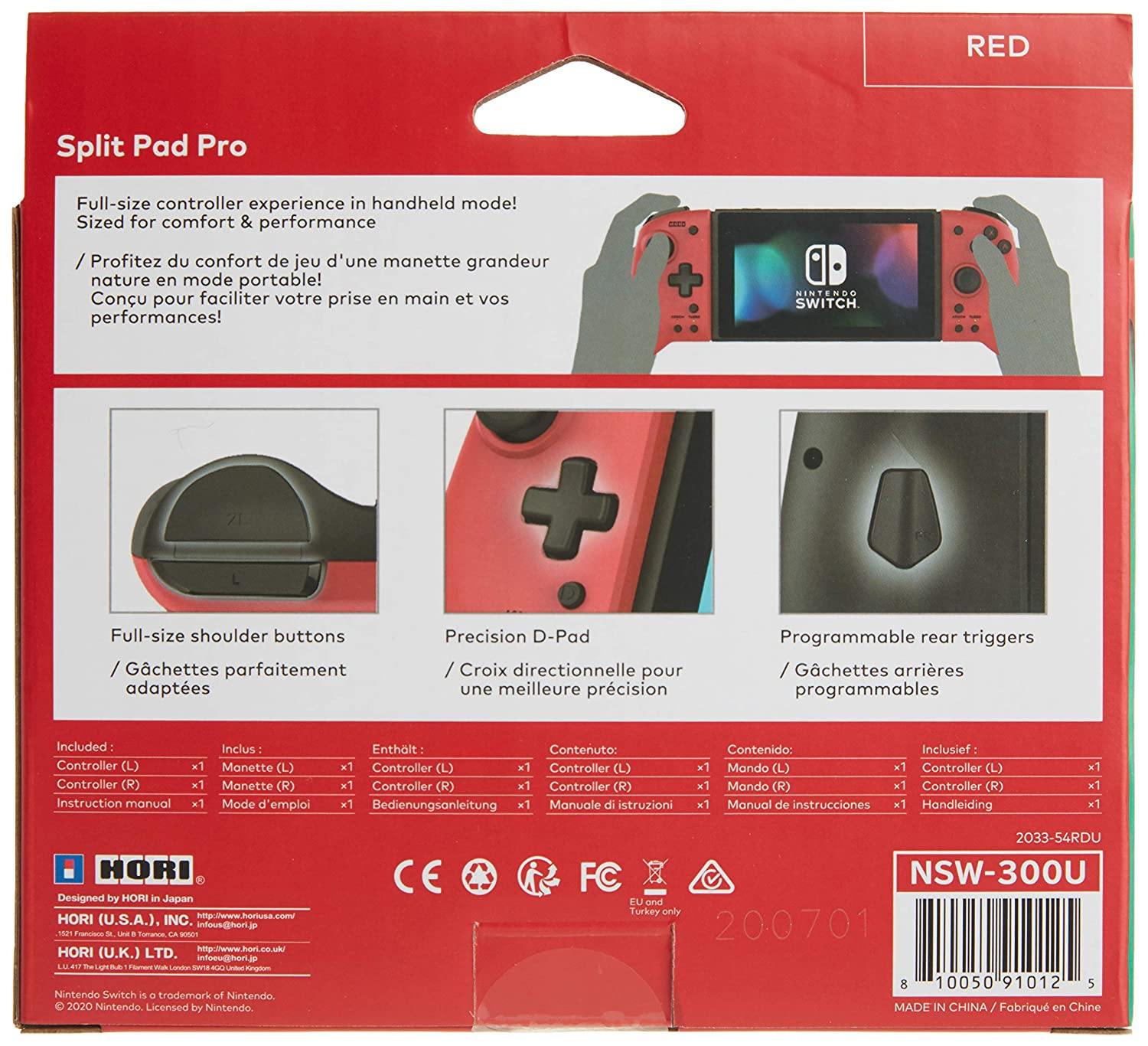 Hori Nintendo Switch Split Pad Pro (Pokemon: Black & Gold Pikachu) - JOY2ESpree
