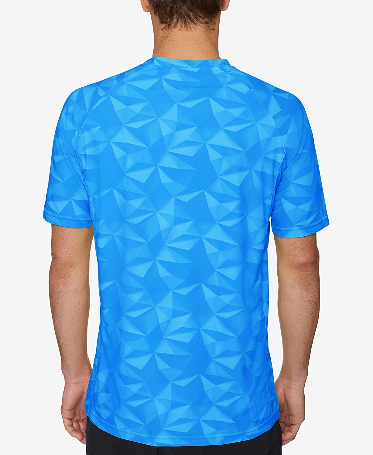 Spyder Men's Hydro Stretch Swim T-Shirt - Quick Dry Short Sleeve Rash Guard Tee