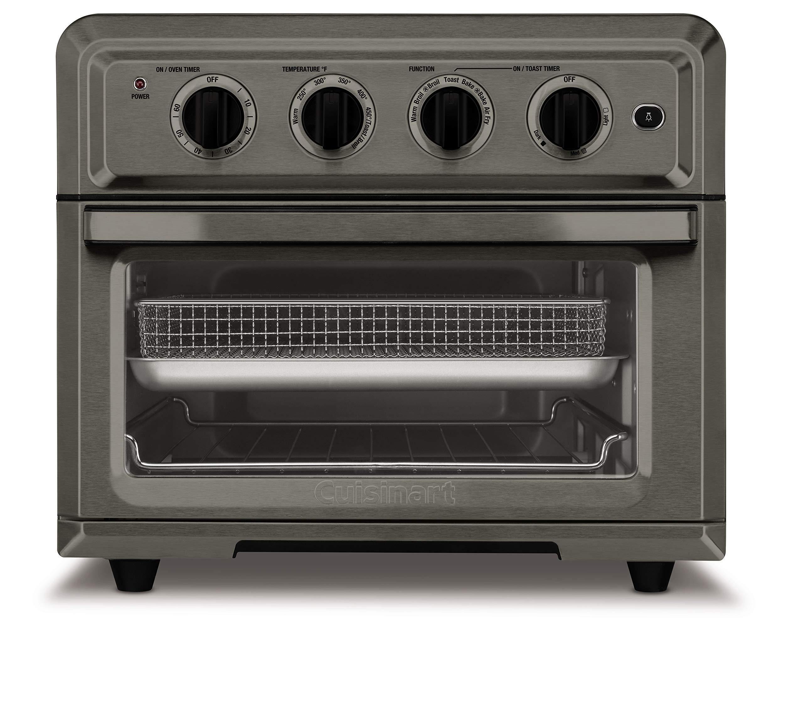 Cuisinart TOA-60BKS Convection Toaster Oven Airfryer, Black SS - JOY2ESpree