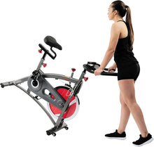 
                        
                          Cargar imagen en el visor de la galería, Sunny Health &amp; Fitness Indoor Cycling Exercise Bike with LCD Monitor, 40 lb chrome Flywheel, 265 lb Max Weight - SF-B1423/C - JOY2ESpree
                        
                      