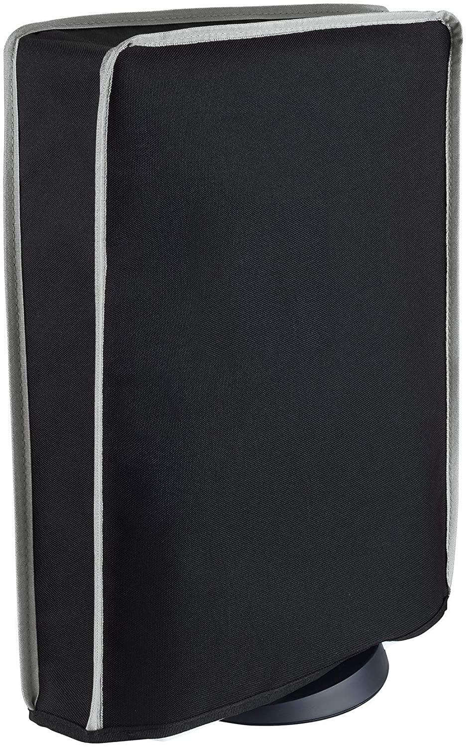 PlayVital Gray Nylon PS5 Dust Cover, Soft Neat Lining Dust Guard for DualSense 5 Console - JOY2ESpree