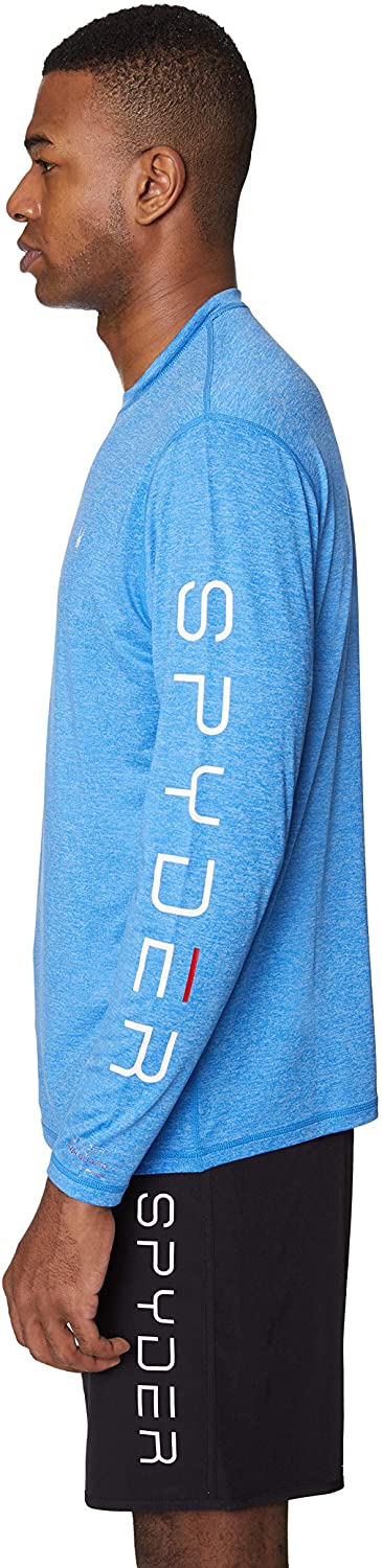 Spyder Men's Heather Long Sleeve Rashguard