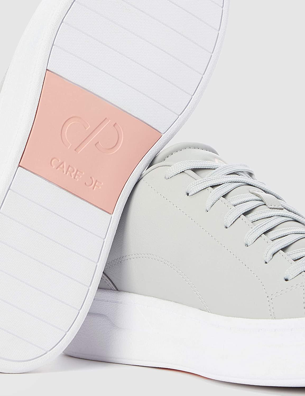 CARE OF by PUMA Women's Leather Platform Court Low-Top Sneakers