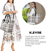 
                        
                          Cargar imagen en el visor de la galería, K.EYRE Women's Soft Faux Leather Tote Bag Purse Handbags Wallet Tote Shoulder Bag Purse Large Capacity
                        
                      
