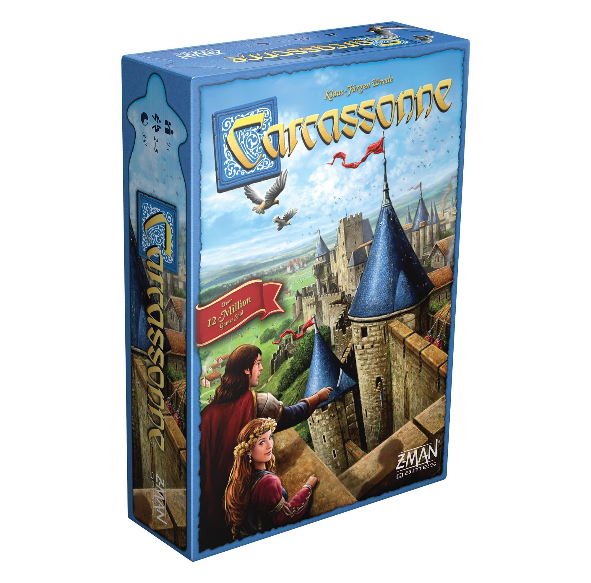 Carcassonne Board Game (BASE GAME) | Family Board Game | Board Game for Adults and Family - JOY2ESpree