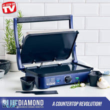 
                        
                          गैलरी व्यूवर में इमेज लोड करें, Blue Diamond Cookware Sizzle Griddle Ceramic Nonstick Electric Griddle - JOY2ESpree
                        
                      