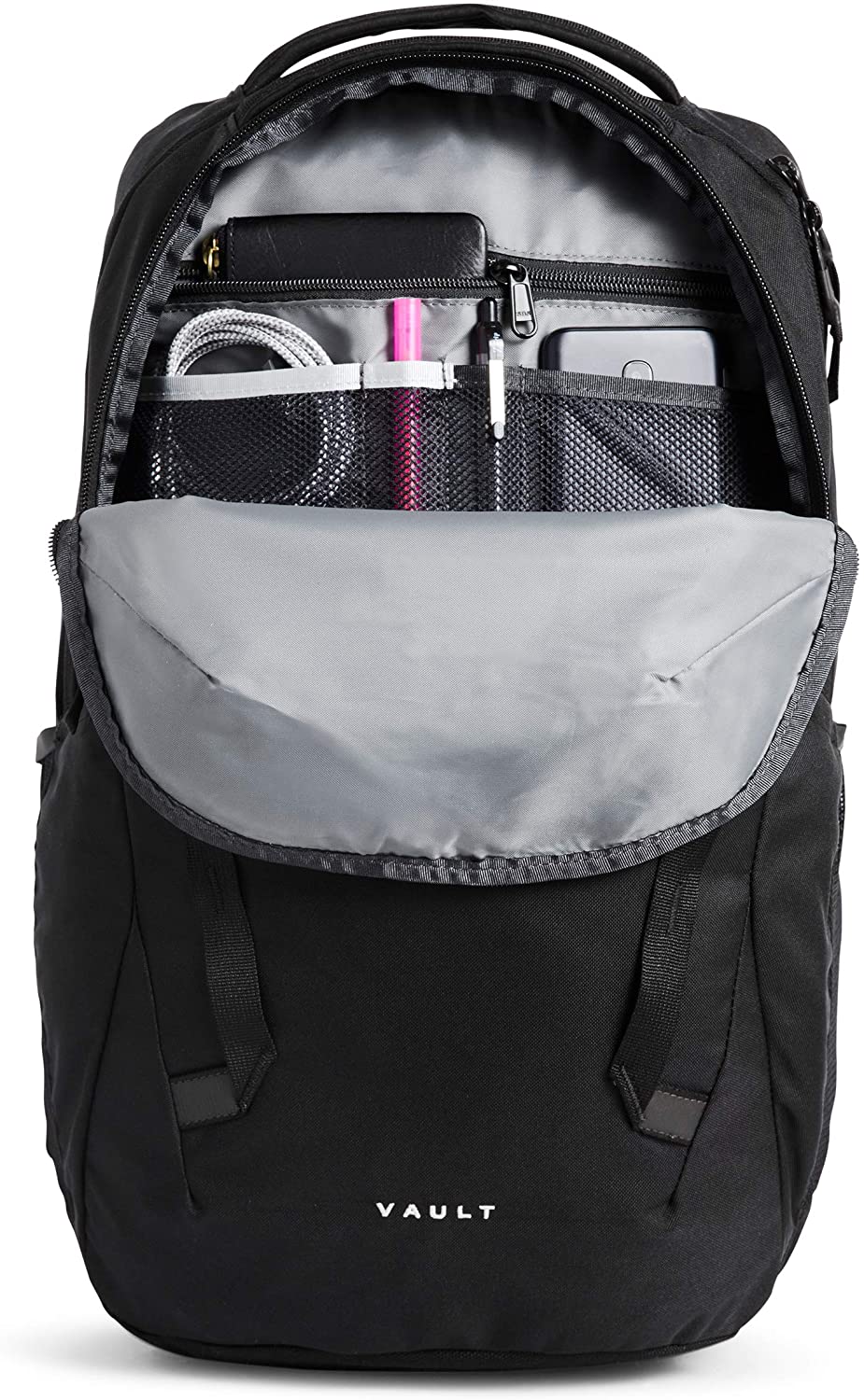 The North Face Vault Backpack, Moab Khaki/Asphalt Grey, One Size
