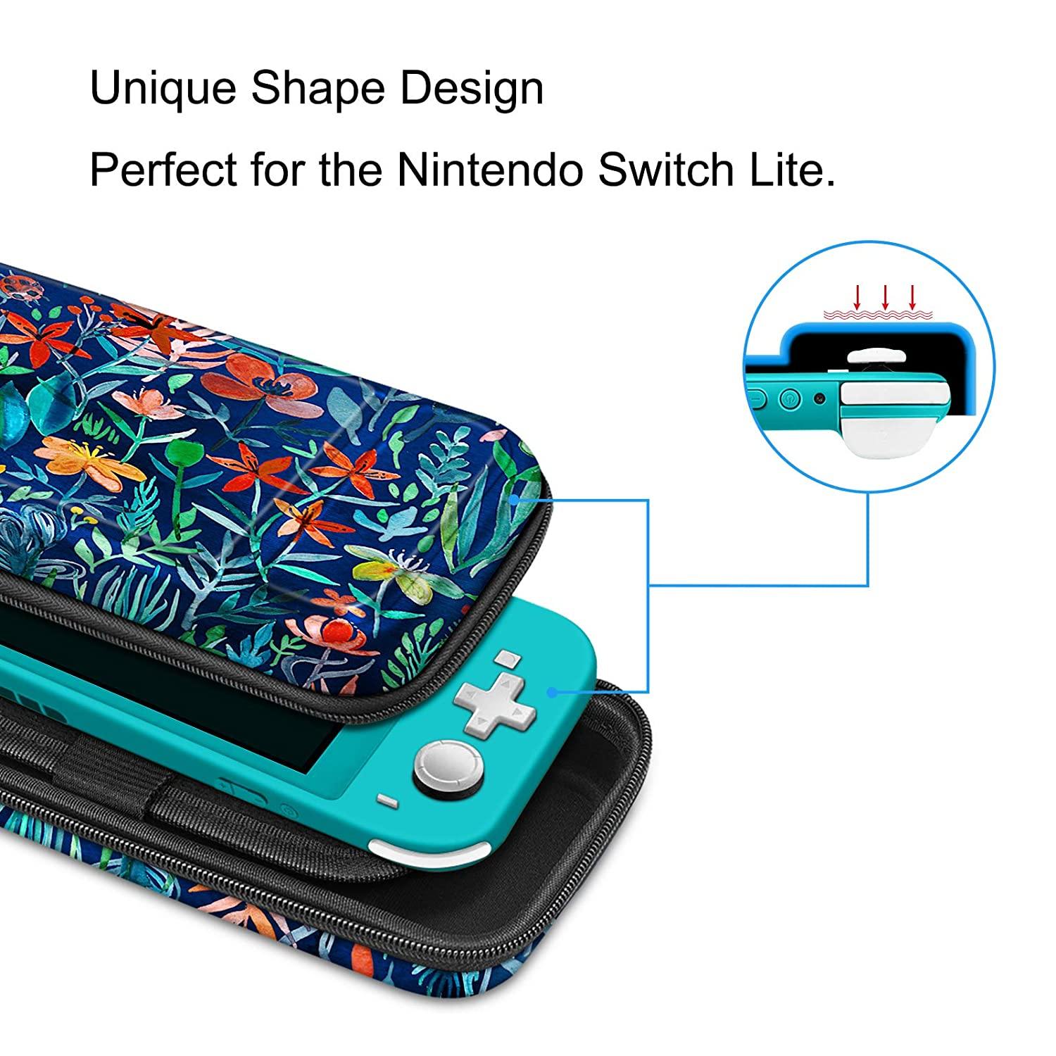 Fintie Carry Case for Nintendo Switch Lite 2019 - [Shockproof] Hard Shell Protective Cover Bag with 15 Game Card/2 Micro SD Card Slots - JOY2ESpree
