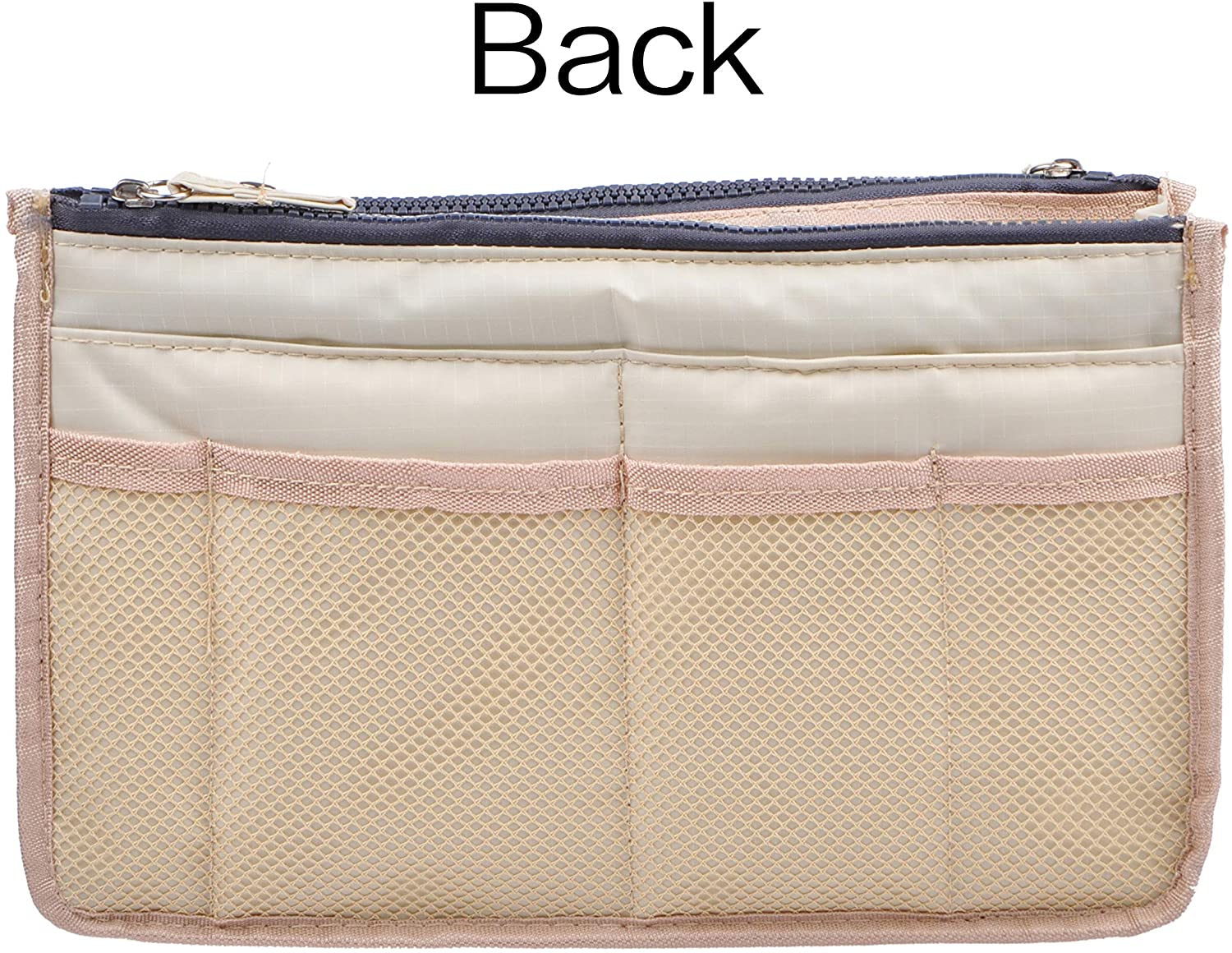 Vercord Updated Purse Handbag Organizer Insert Liner Bag in Bag 13 Pockets Purple Small