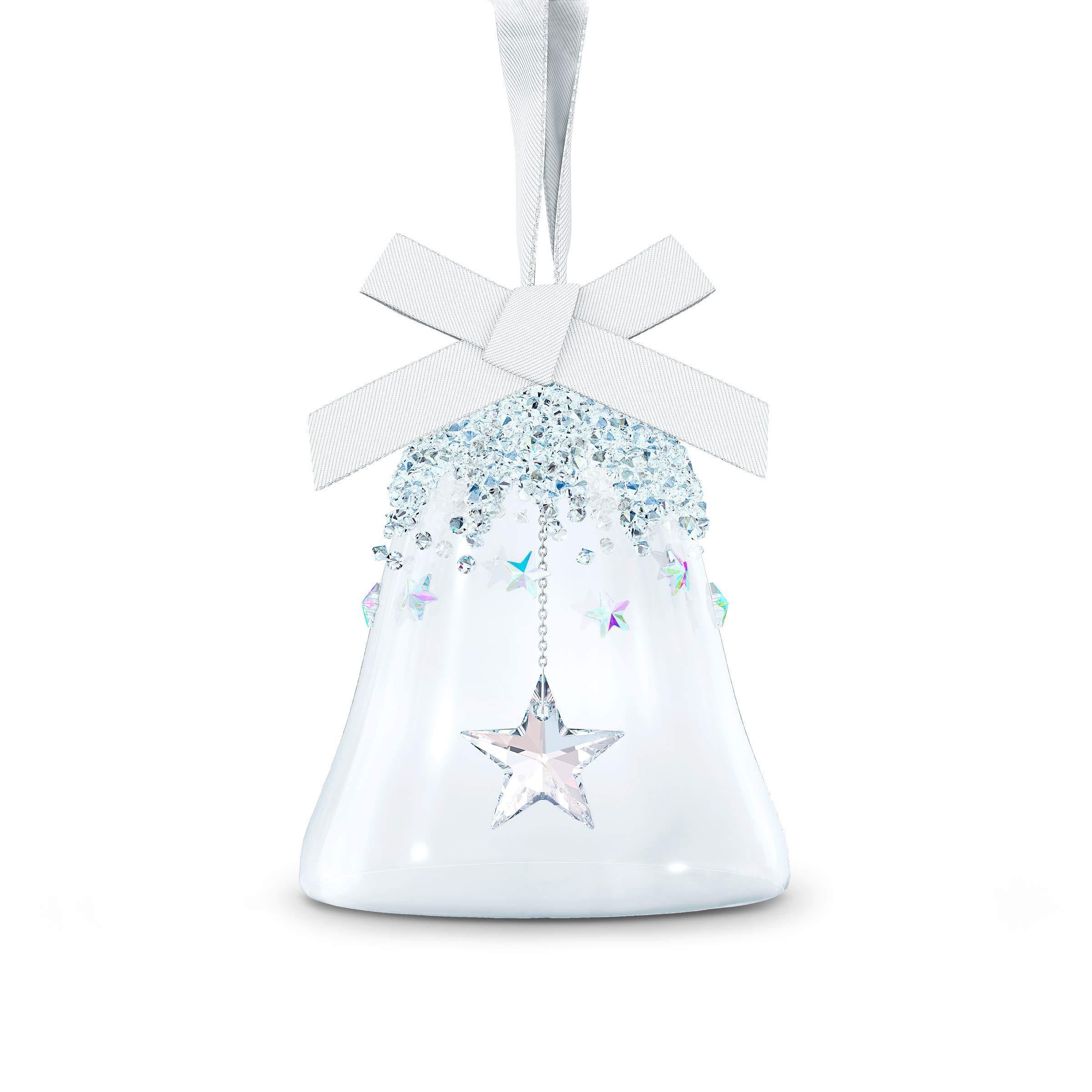 SWAROVSKI Christmas Ornament Bell & Star Glass - JOY2ESpree