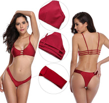 
                        
                          画像をギャラリービューアに読み込む, SHEKINI Women's Floral Printing Cutout Strappy Halter Swimsuits Bikini Suits
                        
                      