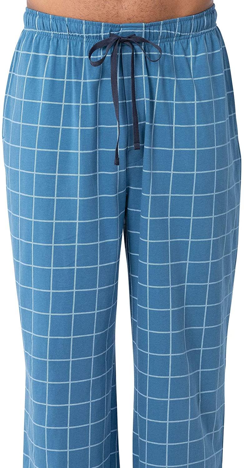 PajamaGram Classic Mens Pajamas Cotton - Men Pajamas Set