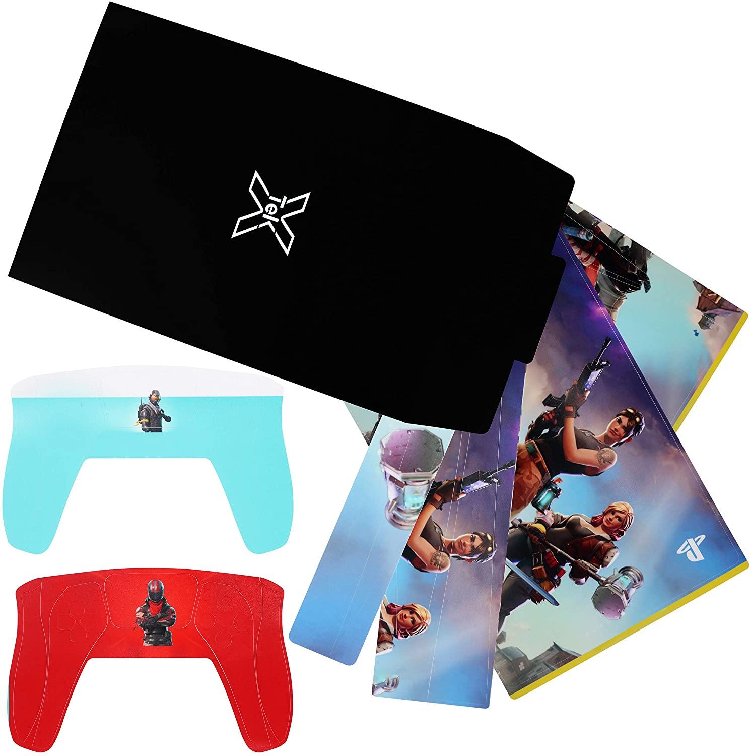 PS5 Console Skin and PS5 Controller Skins Set, Playstation 5 Skin Wrap Decal Sticker PS5 Disk Edition, Game Decal Kit (Disk Edition) - JOY2ESpree