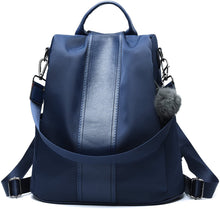 
                        
                          Load image into Gallery viewer, Women Backpack Purse Waterproof Nylon Anti-theft Rucksack Lightweight Shoulder Bag
                        
                      