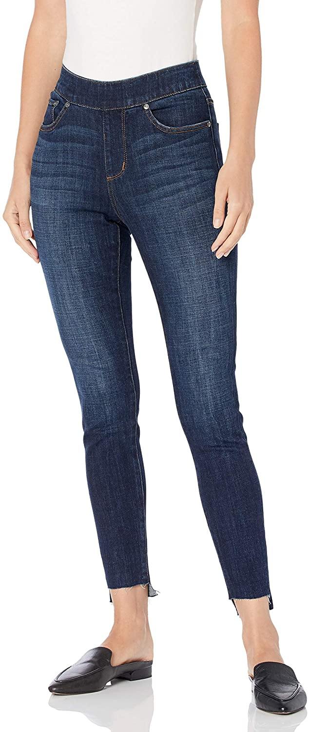 Jag Jeans Women's Maya Skinny Pull on Ankle with Stepped Hem Jean