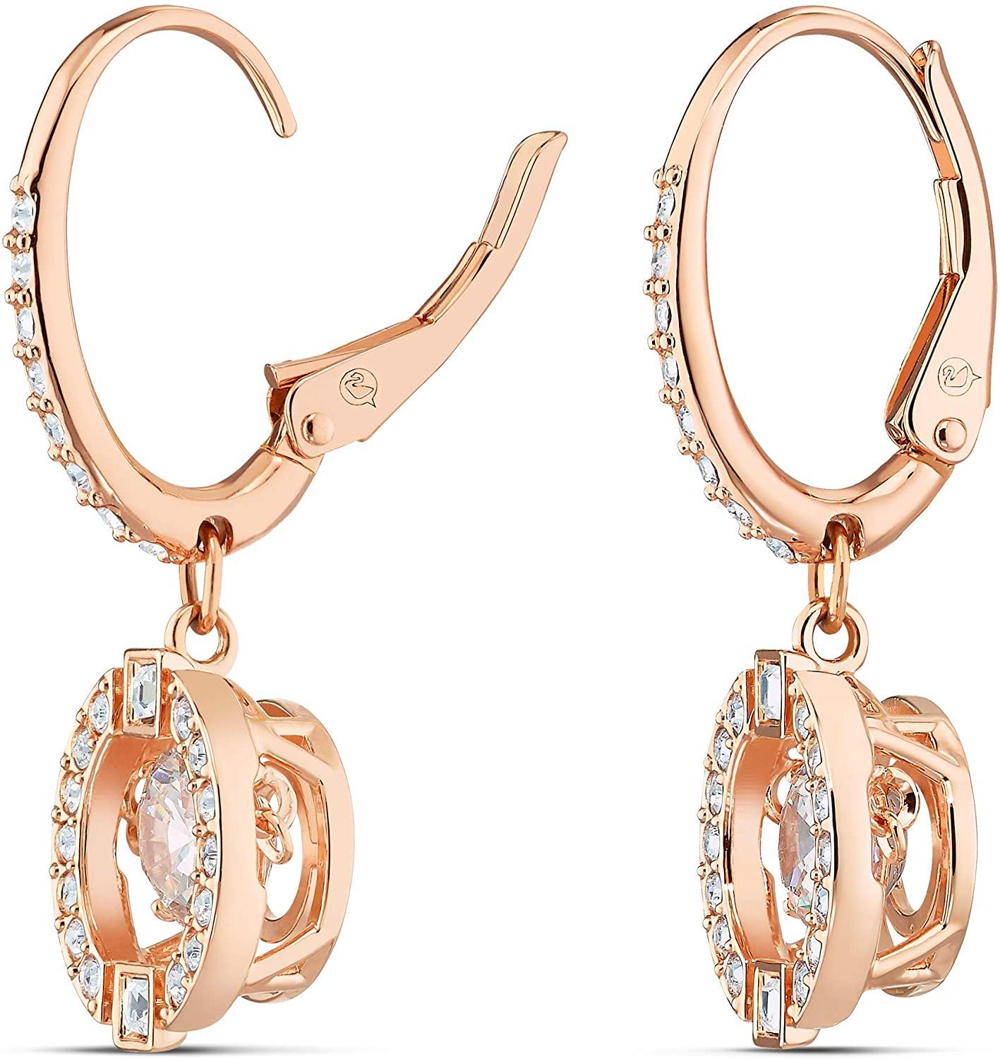 SWAROVSKI Women's Sparking Dance Crystal Jewelry Collection, Rose Gold Tone Finish - JOY2ESpree