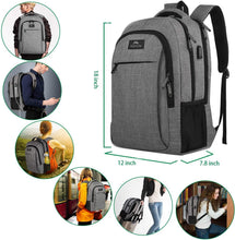 
                        
                          Load image into Gallery viewer, Matein Travel Laptop Backpack, Business Anti Theft Slim Durable Laptops Backpack - JOY2ESpree
                        
                      