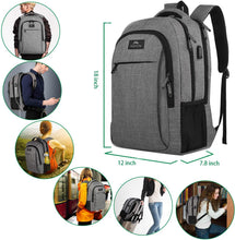 
                        
                          Cargar imagen en el visor de la galería, Matein Travel Laptop Backpack, Business Anti Theft Slim Durable Laptops Backpack
                        
                      