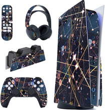 
                        
                          画像をギャラリービューアに読み込む, PlayVital Colorful Triangle Full Set Skin Decal for PS5 Console Disk Edition - JOY2ESpree
                        
                      