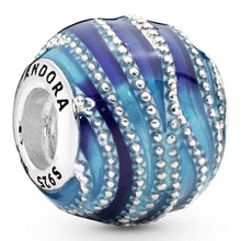 
                        
                          Muat gambar ke penampil Galeri, Pandora Jewelry Blue Swirls Sterling Silver Charm - JOY2ESpree
                        
                      