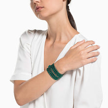 
                        
                          Cargar imagen en el visor de la galería, SWAROVSKI Women's Leather Look Crystal Power Bracelet Collection - JOY2ESpree
                        
                      
