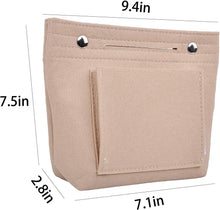 
                        
                          画像をギャラリービューアに読み込む, Vercord Felt Tote Handbag Purse Pocketbook Organizer Insert Divider Shaper Bag in Bag
                        
                      