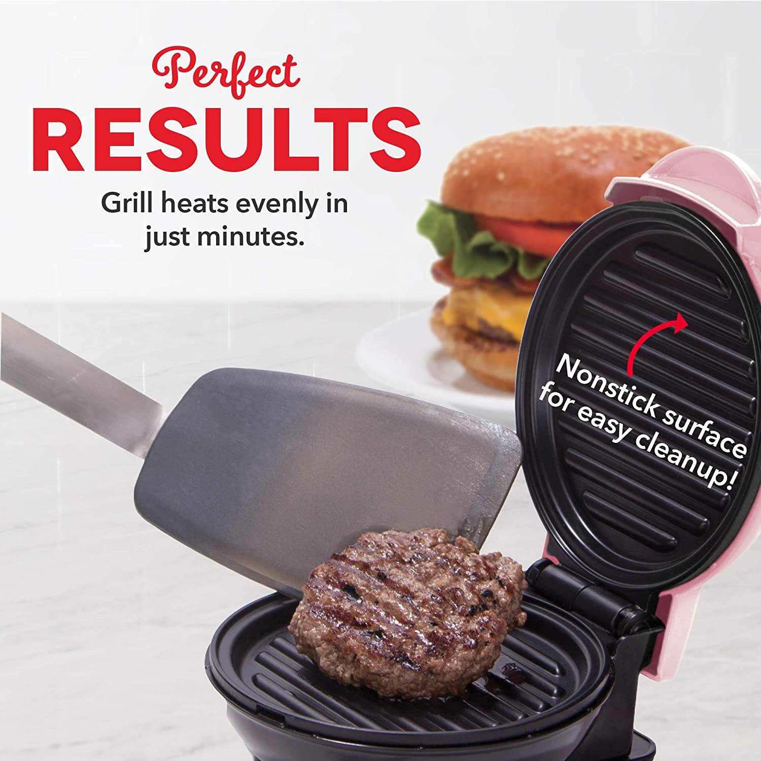 Dash Mini Maker Portable Grill Machine + Panini Press for Gourmet Burgers - JOY2ESpree