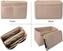 
                        
                          將圖片載入圖庫檢視器 Vercord Felt Organizer Insert for Purse Handbag Tote Bag in Bag Inside Shaper Divider Neo Beige Small
                        
                      