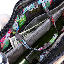 
                        
                          Load image into Gallery viewer, BTSKY New Printing Handbag Organizers Inside Purse Insert-High Capacity 13 Pockets Bag Tote Organizer with Handle Peacock Flower
                        
                      