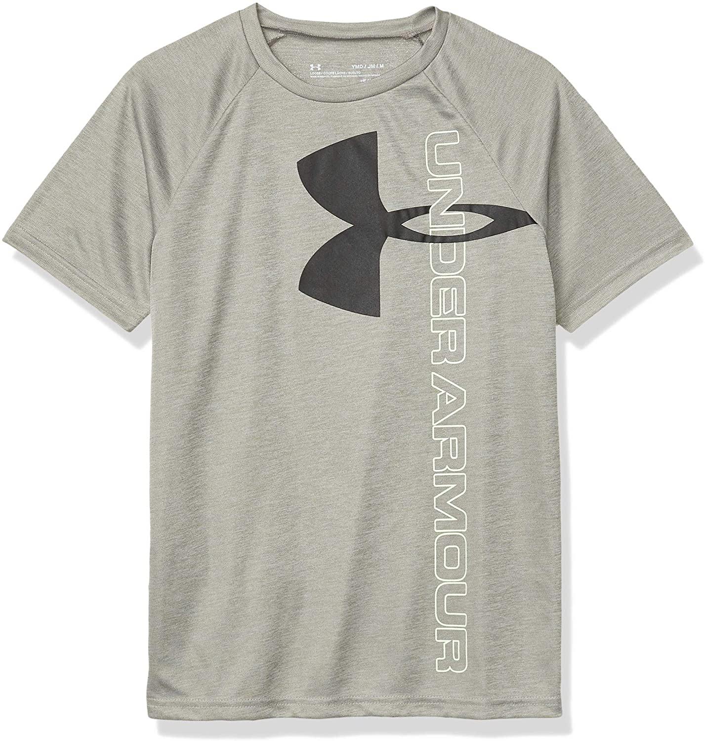 Under Armour Boys' Tech Split Logo Hybrid T-Shirt - JOY2ESpree