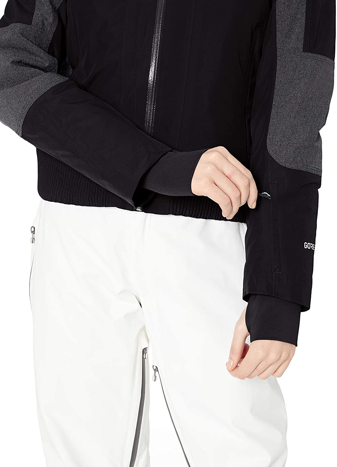Spyder womens Women's Meribel Bomber Gore-tex Ski Jacket